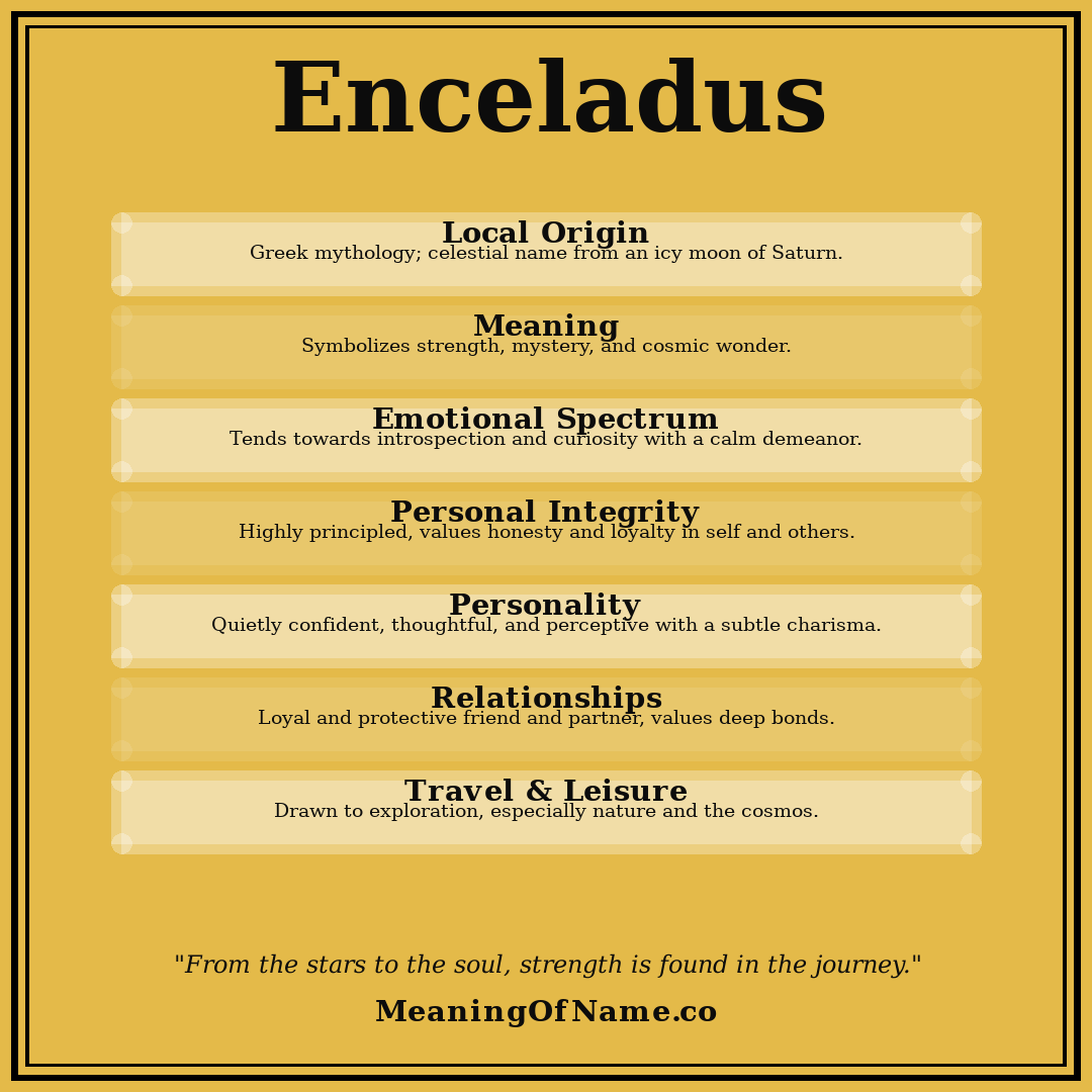 Enceladus name meaning poster