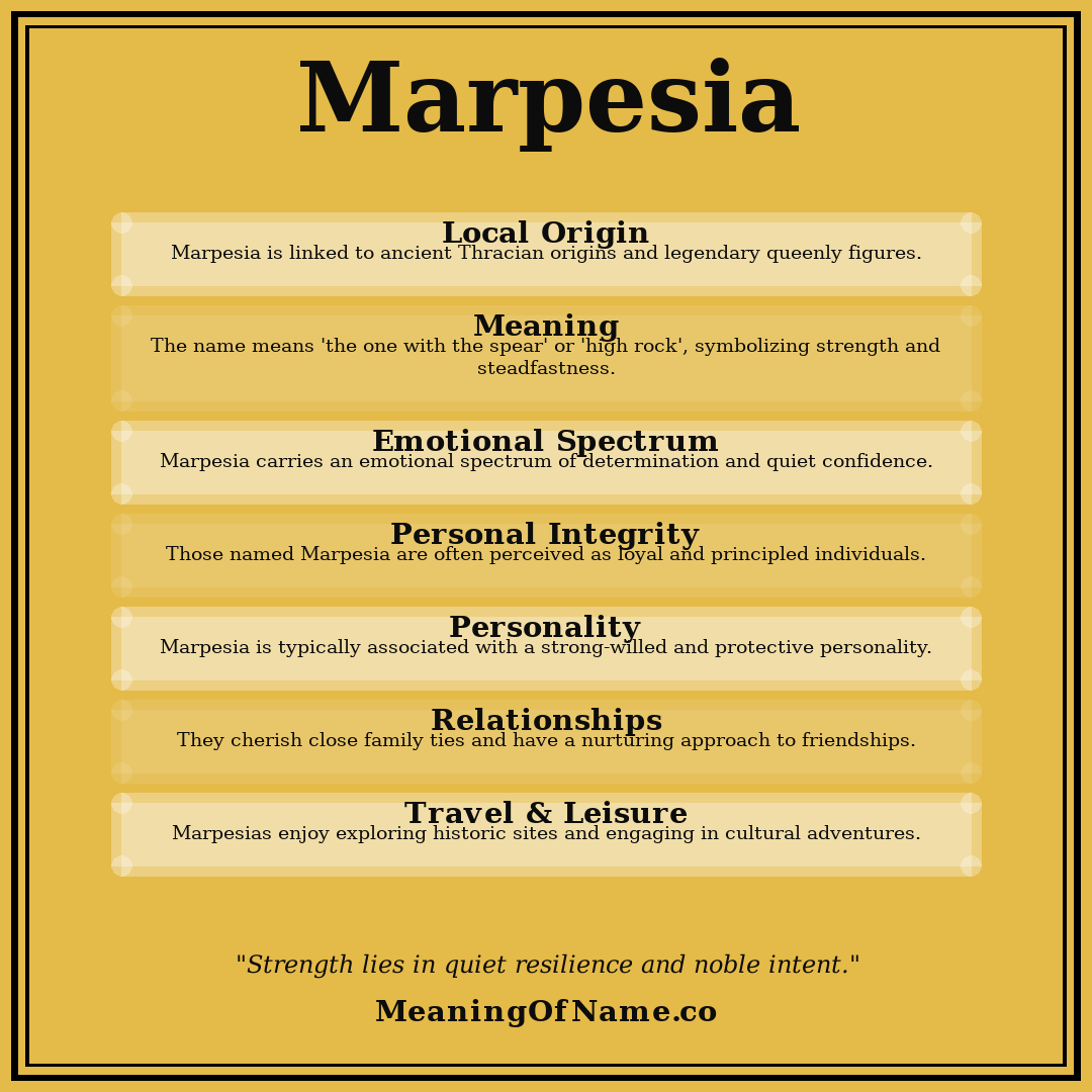 Marpesia name meaning poster