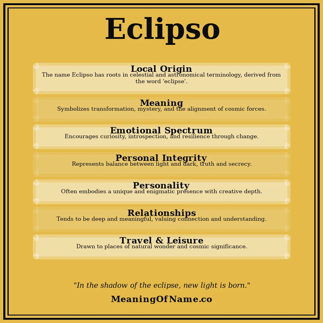 Eclipso name meaning poster