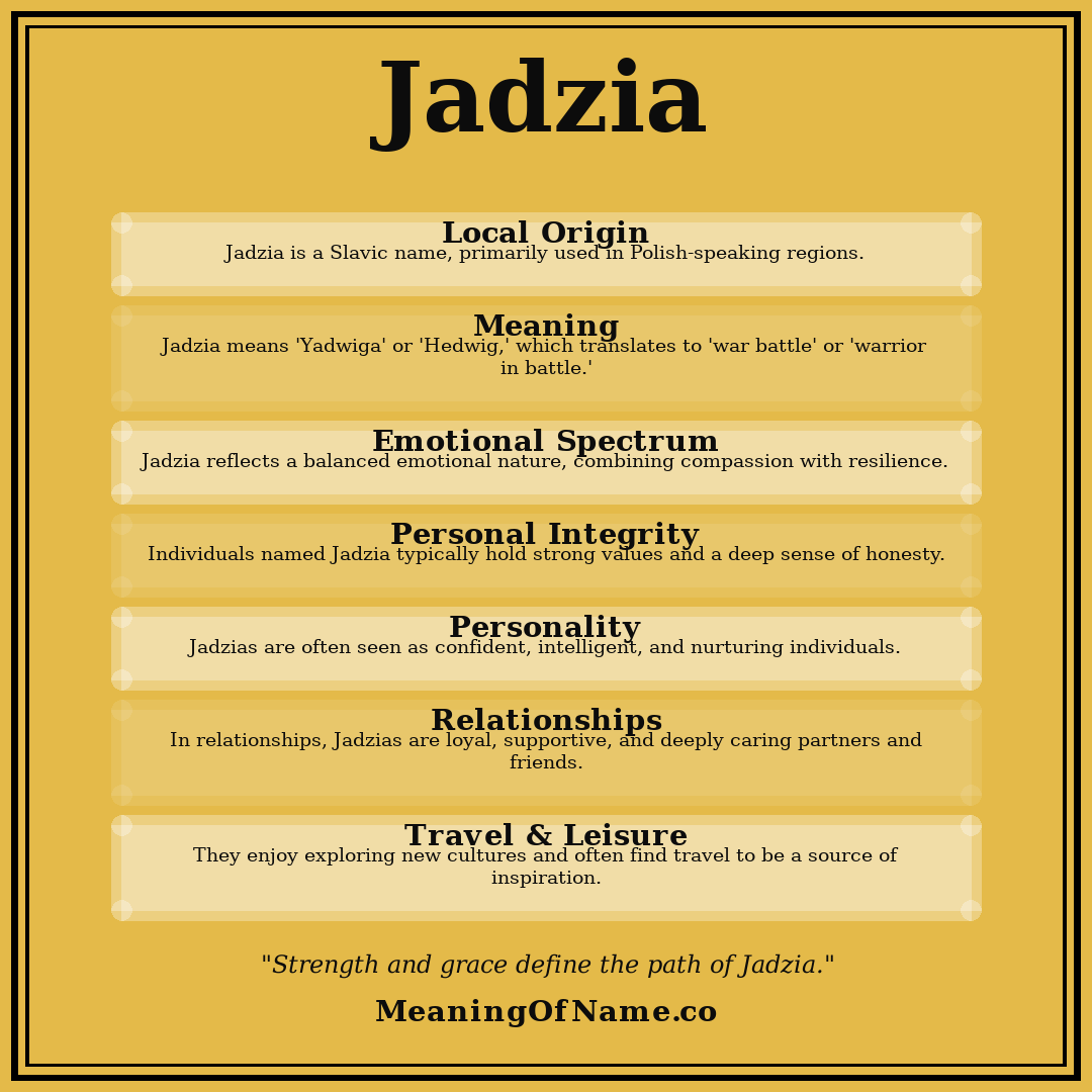 Jadzia name meaning poster