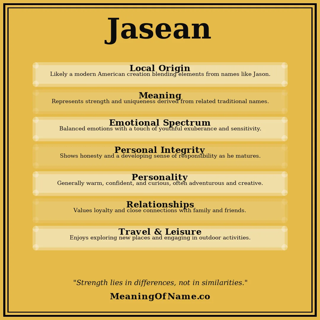 Jasean name meaning poster