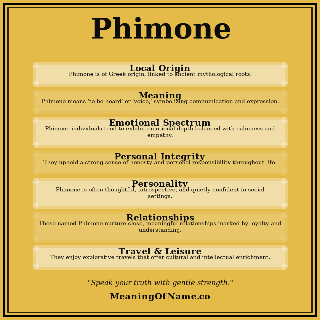 Phimone name meaning poster