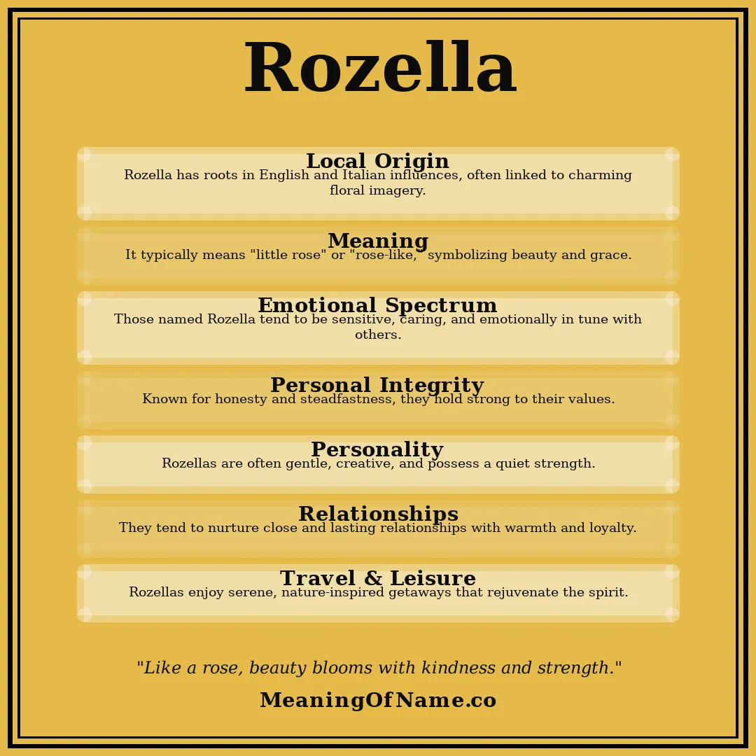 Rozella name meaning poster