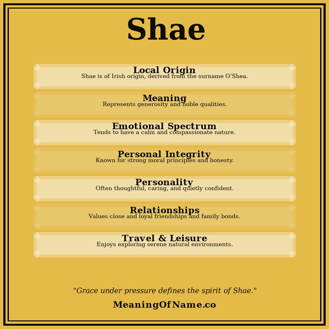 Shae name meaning poster