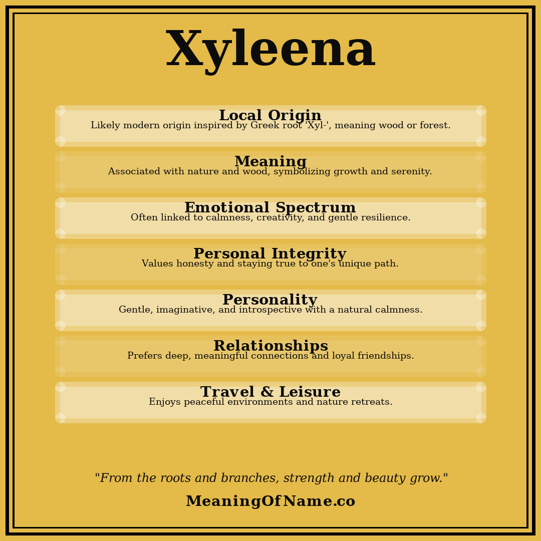 Xyleena name meaning poster